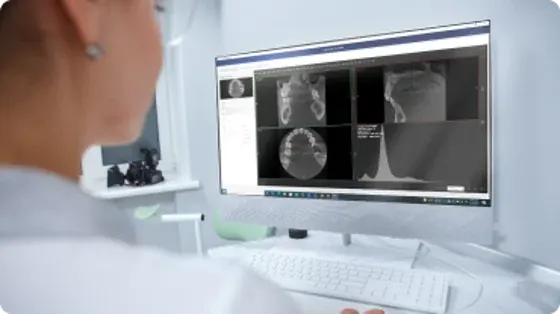 Dentrix practice management software image for evidence-based review context