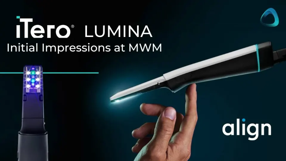 iTero Lumina intraoral scanner image for evidence-based review context